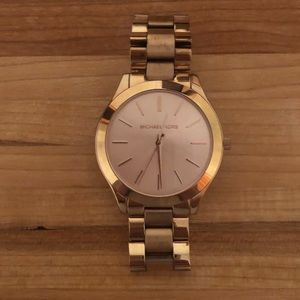 Michael Kors rose gold watch